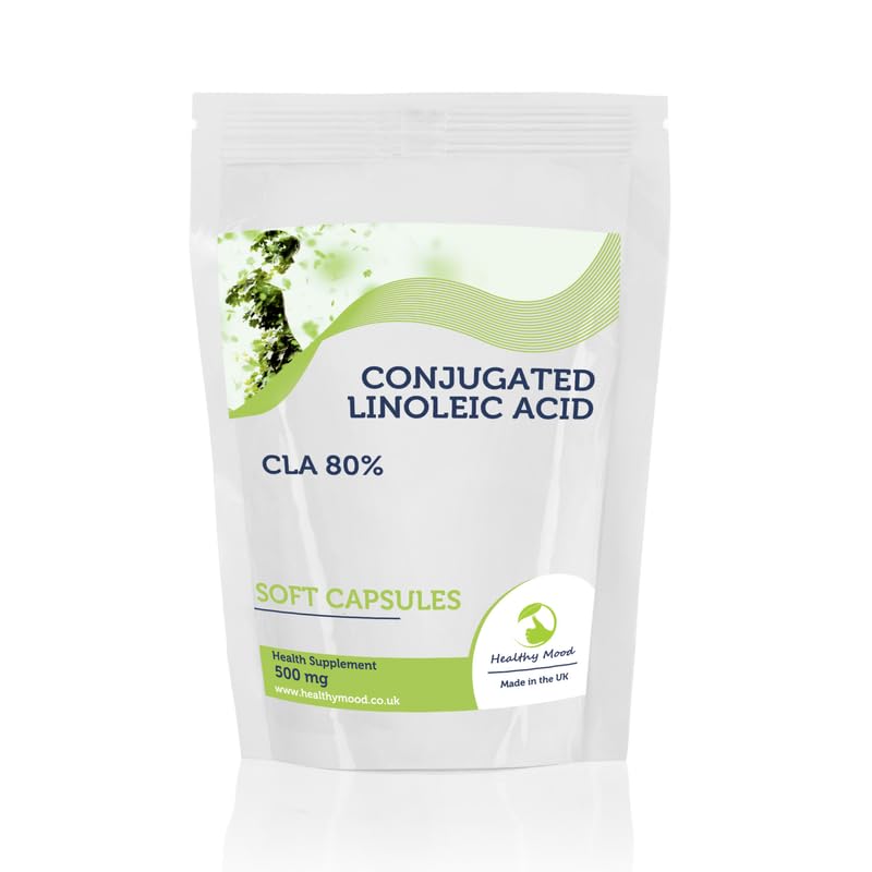 Conjugated Linoleic Acid 500mg CLA 500 Soft Capsules - LetterBox Friendly UK Fast Delivery -