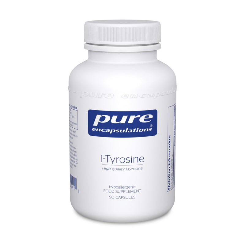 Pure Encapsulations L-Tyrosine 500mg - Amino Acid Supplement - 90 Vegetarian Capsules