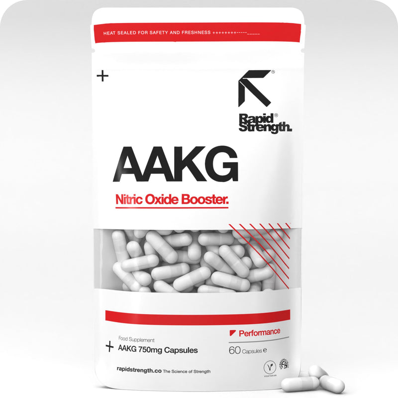 L Arginine AAKG 500mg Capsules Amino Acids Caps by Rapid Strength