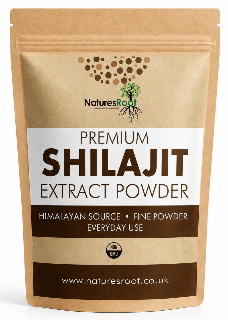 Nature’s Root Premium Shilajit Powder 125g - Ayurvedic Medicine | Indian Himalayan Supplement | Natural Energy Booster | Vegan