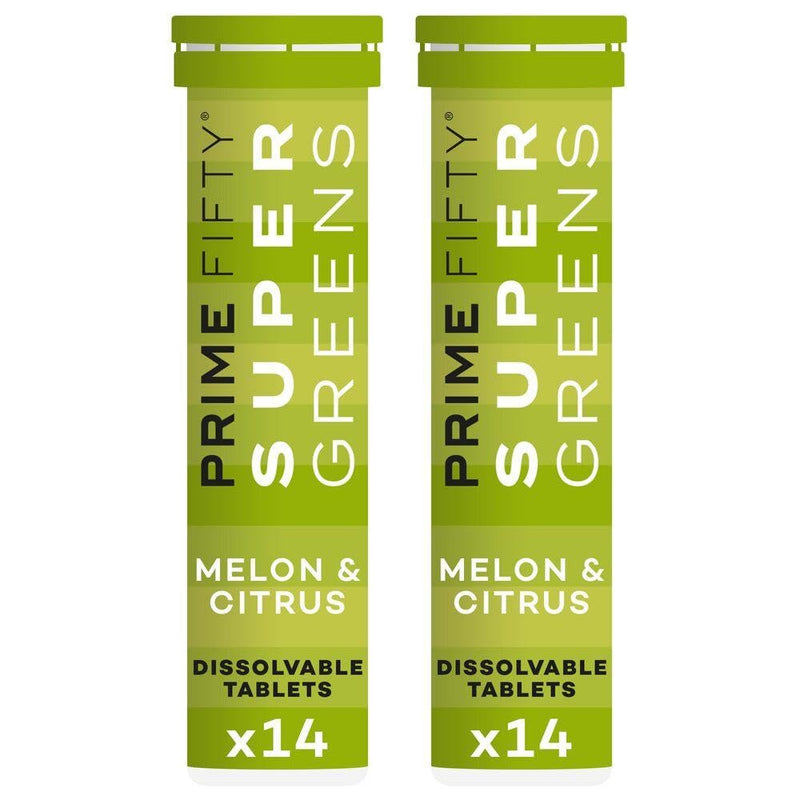 Super Greens+ Supplement – Effervescent Multivitamins Tablets – 28 Day Supply – Immune System Supplement with Super Greens, Melon, Citrus Multi-Nutrient