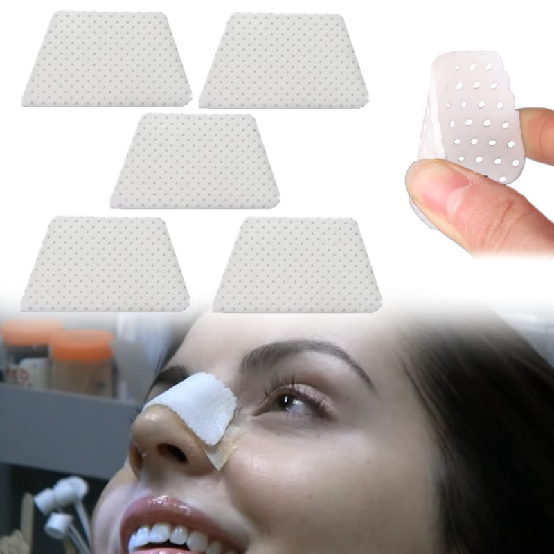 Mediss Thermoplastic Nasal Splints, External Nose Support Protector for Rhinoplasty Septoplasty Surgery, Nose Brace Fracture, ENT, Orthopedic Immobilization, 5pcs-L Size(B)