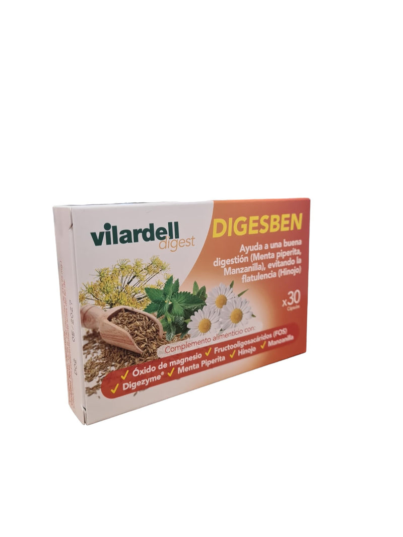 Viladell Disgest Digesben - 30 Cápsulas
