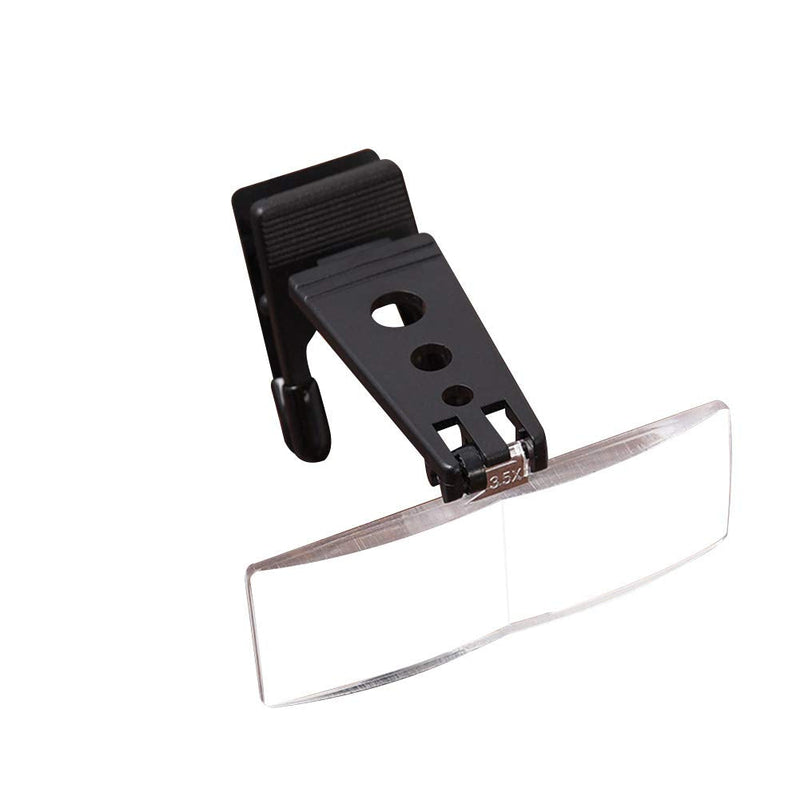 Clip-On Magnifiers For Glasses, Lenses Magnifying Spectacles, Reading Glasses Magnifiers Lenses Readers Unisex - 1.5x, 2.5x, 3.5x Magnification