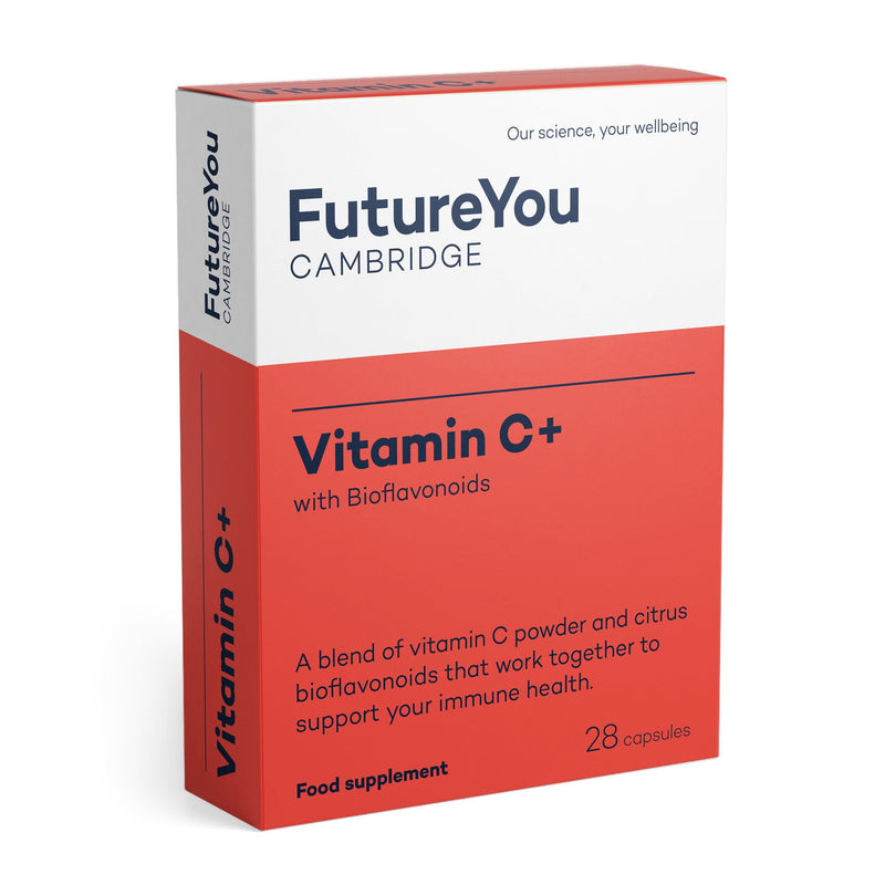 Vitamin C+ Tablets – Citrus Bioflavonoids Extract, Vitamin C Supplements – 28 Day Supply – Vegan Capsules for Immune Support by FutureYou Cambridge