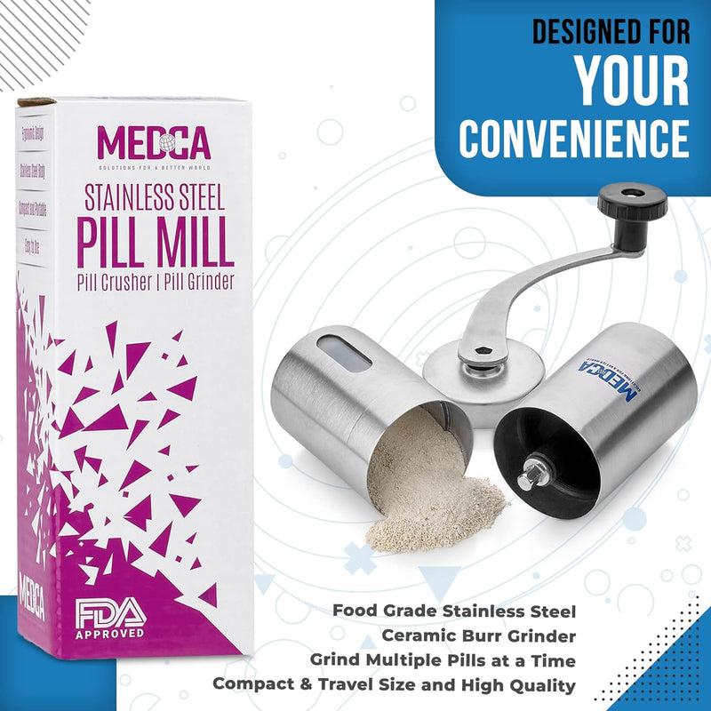 [Australia] - JFA Medical Pill Grinder/Crusher - Crushes Multiple Tablets/Pills into a fine Powder 