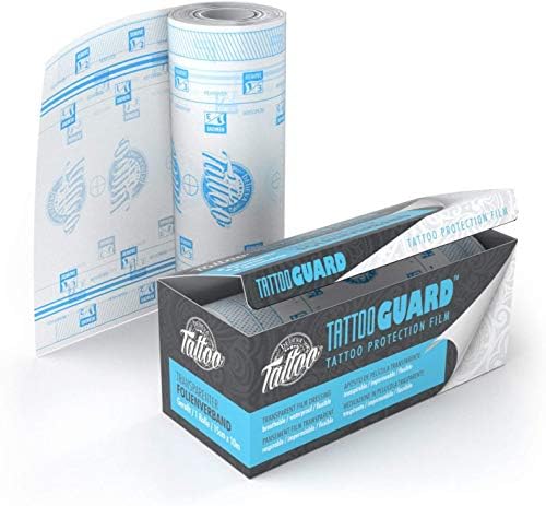 Believa Tattoo Protection Film - Transparent and breathable tattoo film for freshly tattooed skin - 10m x 15cm (roll) 1 Roll (10m x 15cm)