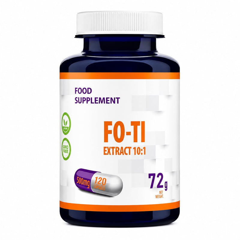 Hepatica Fo-Ti Root (He Shou Wu) 5,000mg Equivalent | 500mg 10:1 Polygonum Multiflorum Extract | 120 Vegan Capsules | 4-Month Supply | 3rd Party Lab Tested