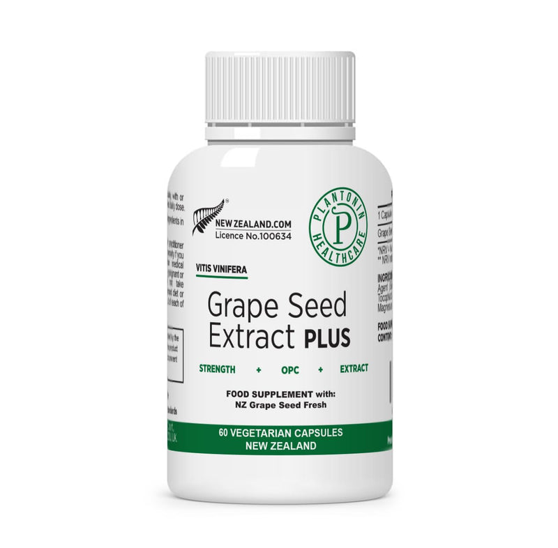 Grape Seed Extract Capsules, 465 mg – Polyphenols Supplement for Optimal Blood Flow & Kidney Support | 60 Capsules with 93% OPCs – 60,000mg Strength, GMO & Gluten-Free
