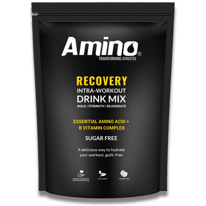 Amino Recovery - EAA & BCAA Intra Workout Powder - 7000mg EAA Amino Acid Recovery Drink & BCAA Powder - Protect Muscle & Aid Recovery - Sugar Free & Vegan (Cloudy Lemon, 22 Servings) Cloudy Lemon 22 Servings (Pack of 1)