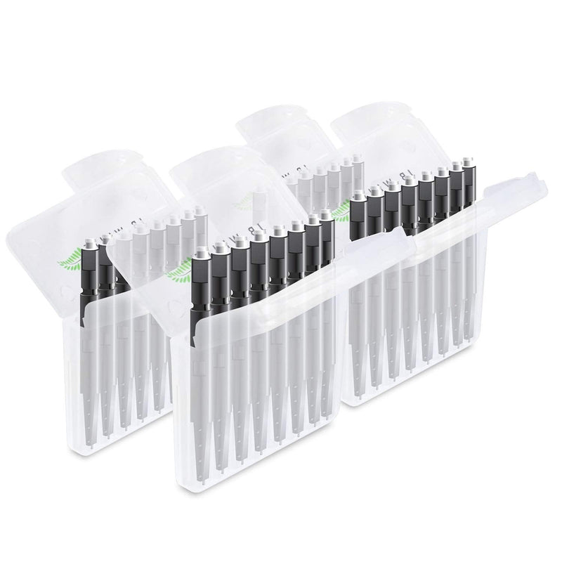 JB White 32 Wax Filters for Hearing Aids compatible with Phonak Cerustop Wax Guards | Widex Nanocare | Oticon ProWax MiniFit | Siemens Signia 3.0 | Resound | Hearing Aid Filter (32pcs 1.3mm) 32 Set - Wax Guards