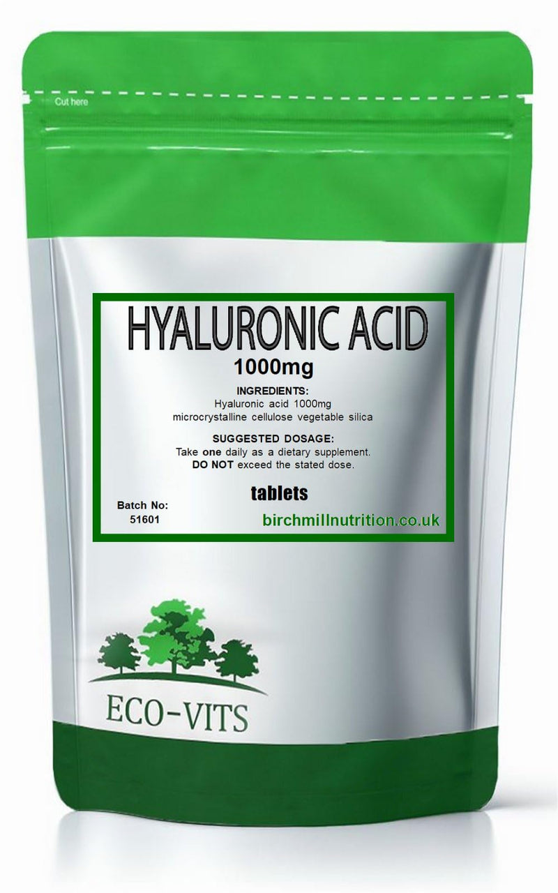 HIGH Strength HYALURONIC Acid 1000mg 60 Tablets