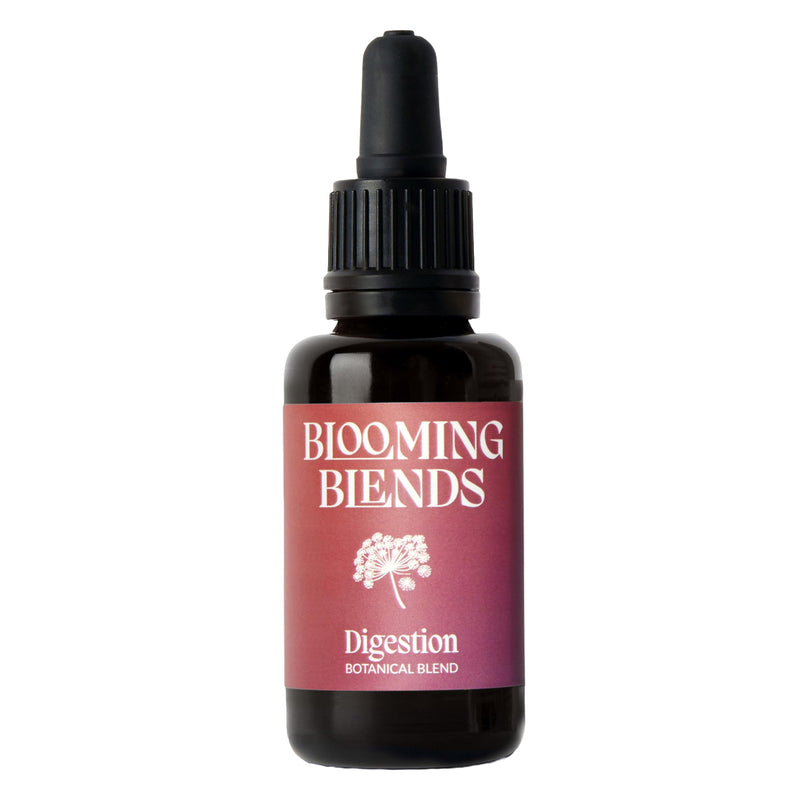 Digestion Drops - Herbal Supplement to Boost Digestion - 100% All-Natural Blend for Liver Cleanse with Ginger, Artichoke, Burdock Root, Spearmint, Hibiscus, & Fennel Seed by Blooming Blends - 30ml