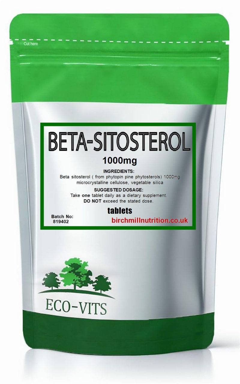 Beta Sitosterol 1000mg 240 Tablets for Prostate Health