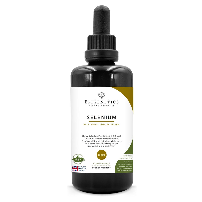 Selenium Supplements 100ml Liquid | Sodium Selenate | Over 100% Recommended Intake Per Serving | 4 Months Supply | No Artificial Sweeteners, Sugar Free | Vegan & Made in UK