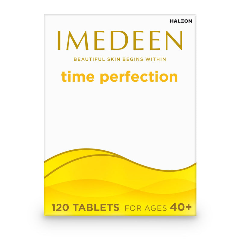 Imedeen Time Perfection - 120 Tablets - Skincare Supplements to Support Collagen Formation - Containing Vitamin C and Zinc - Improves Moisture Balance & Helps Skin to Feel Smoother.