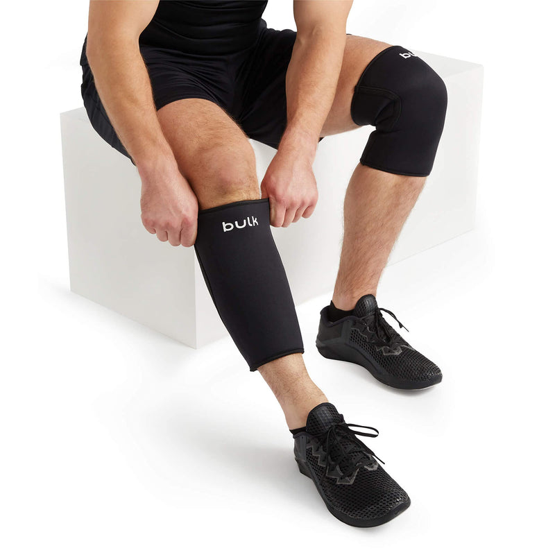 Bulk Premium Knee Sleeves, Weightlifting, Knee Support, X-Large, White X-Large (Pack of 1)
