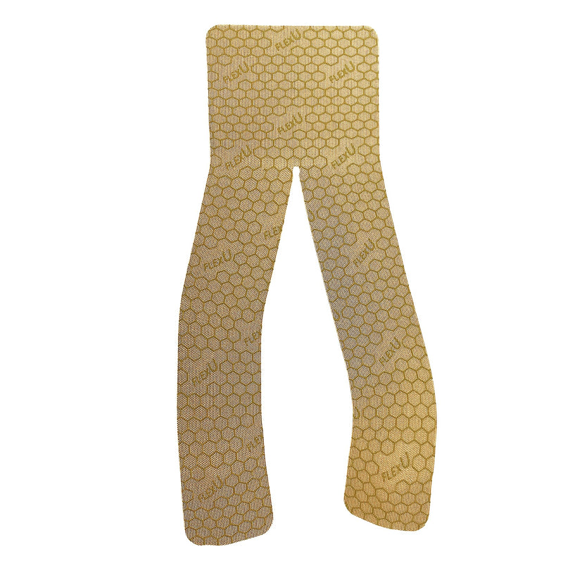 FlexU Pro-Combo-Pack; Ultra-wide 4” Pre-Cut Y Shape Roll Beige & 2” Continuous Roll Black Kinesiology apes; Eases Muscles & Joints Pain; Reduce Swelling & Induce Faster Recovery from Sports Injuries