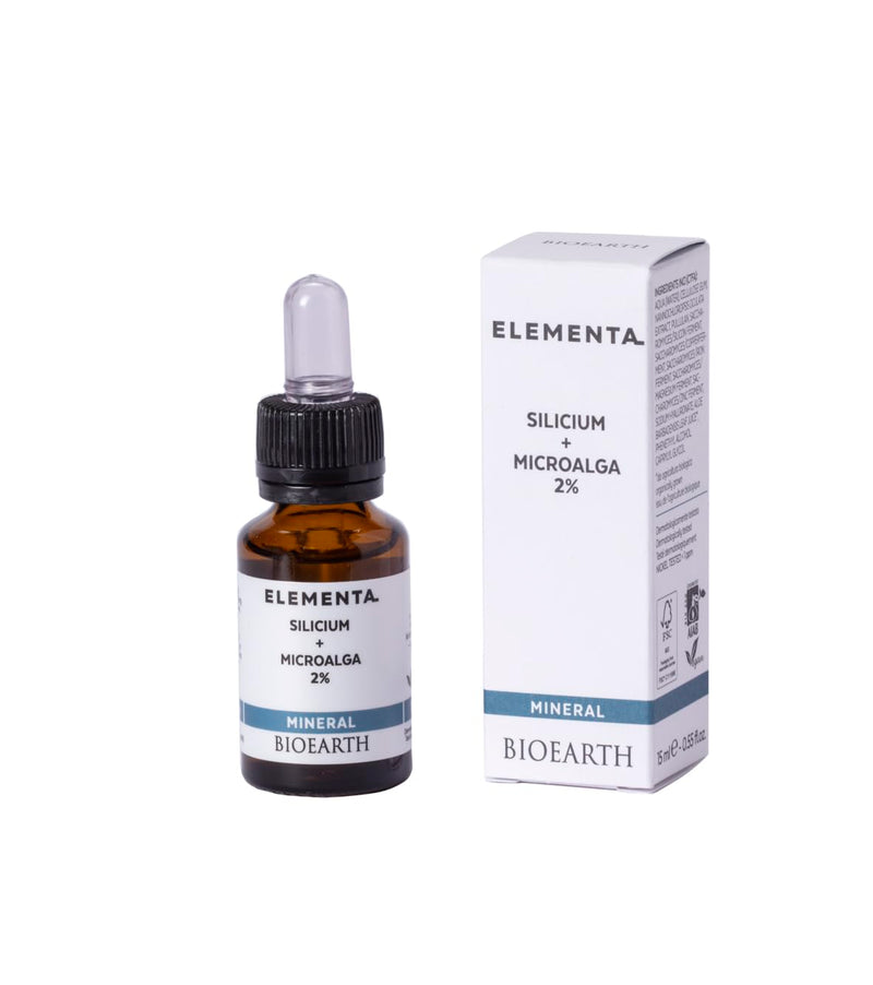 BIOEARTH 94884 Elementa Concentrado Mineral Silicium+microalga 15ml for Adults, Ideal for Everyday use, 15ml