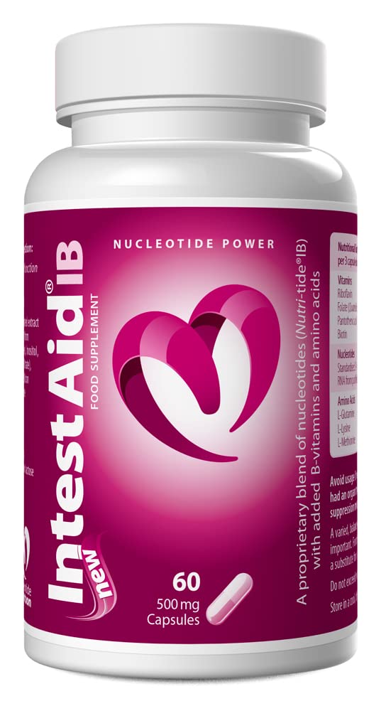 IntestAid IB Food Supplement, Verified Gut Health Support, Pot of 60 vegi-caps - 20 Servings