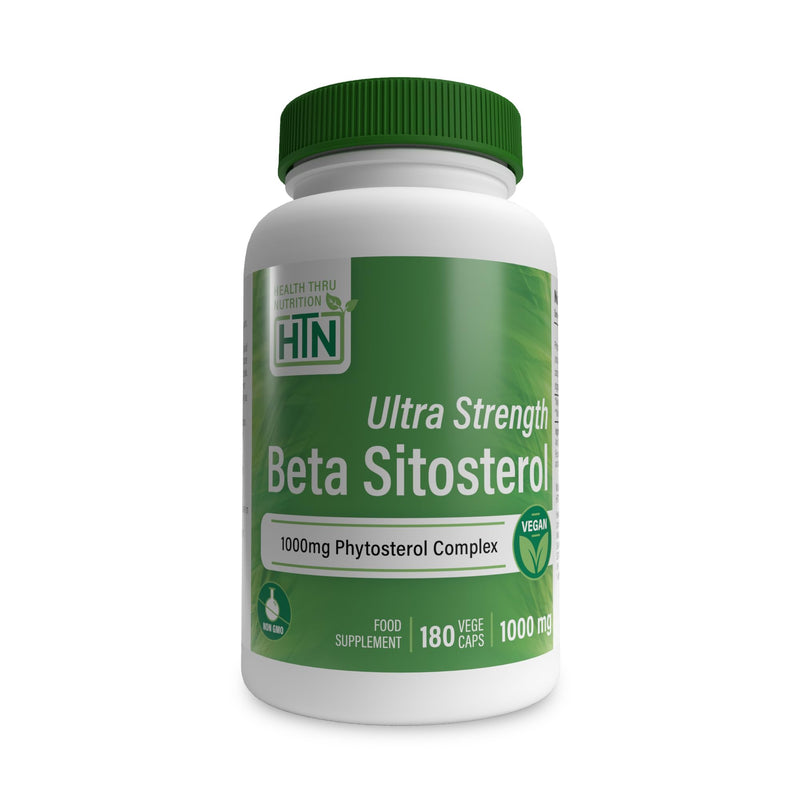 Health Thru Nutrition Ultra Strength Beta Sitosterol | 1,000mg Phytosterols Complex 400mg Beta | Non-GMO Vegan (Pack of 180)