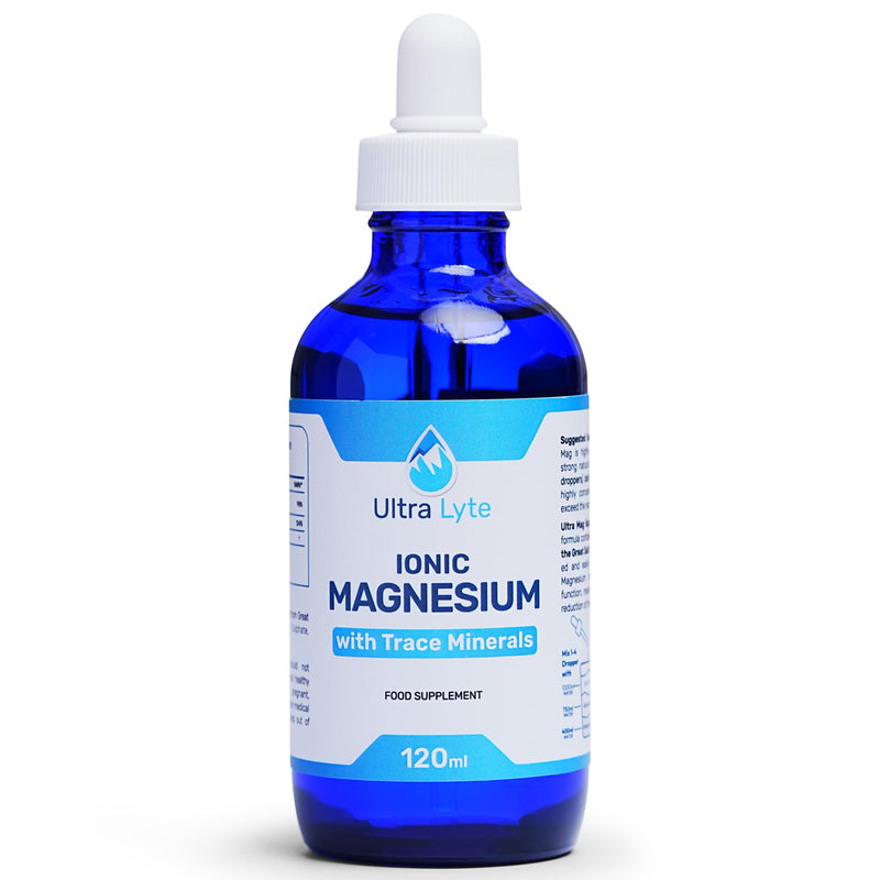 Ultra Lyte Ultra Mag Ionic Magnesium Supplement – 118ml Food Supplement – Concentrated 400mg Liquid Minerals – Reduce Tiredness & Fatigue – Supports Electrolyte Balance & Muscle Function