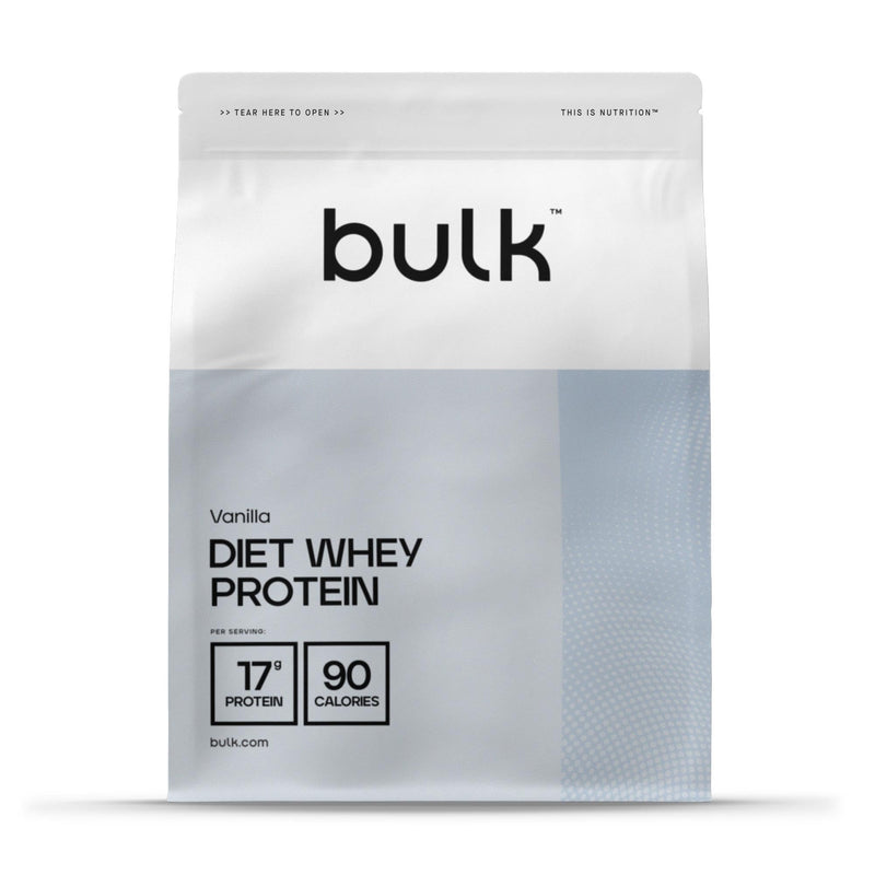 Bulk Diet Whey Protein Powder Shake, With Green Tea & Glucomannan, Vanilla, 500 g, 20 Servings, Packaging May Vary 20 Servings (Pack of 1)