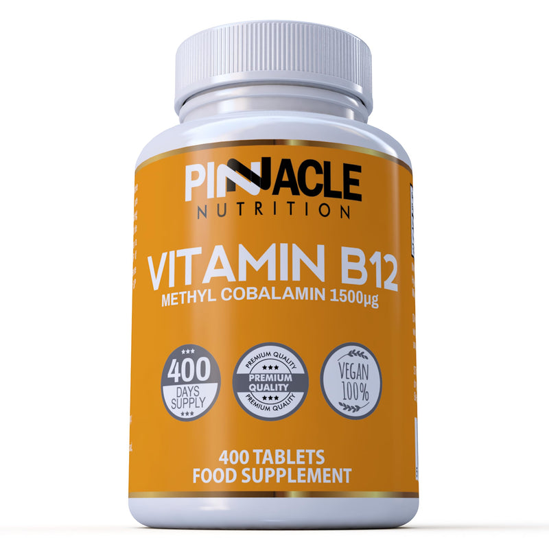 Vitamin B12 1500mcg - Methylcobalamin - 400 Tablets - 13 Month Supply 1 count (Pack of 1)