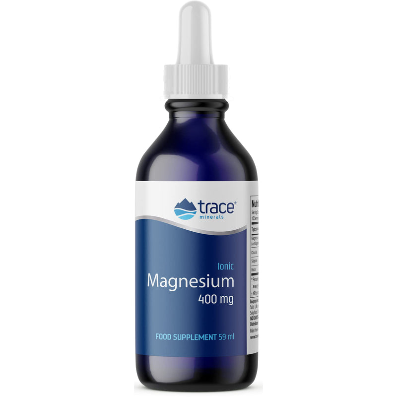 Trace Minerals Ionic Magnesium 59ml - Liquid Ionic Magnesium to Support Immune, Brain & Heart Health - Supplement to Aid Energy & Vitality - Supplement with Magnesium & Sodium