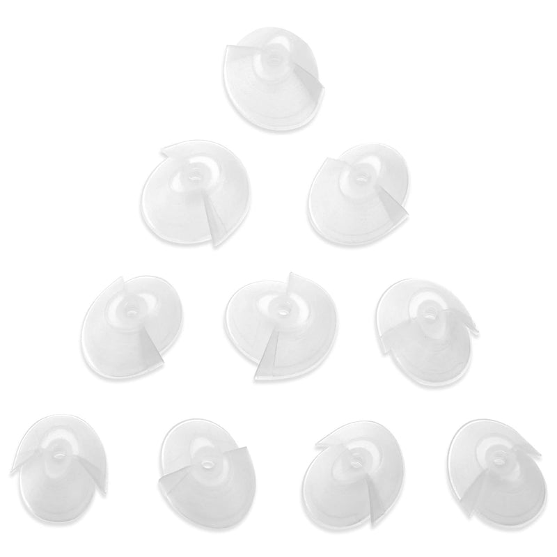 MEDca Hearing Aid Standard Receiver Tulip Domes Compatible with GN Resound Sure Fit - 10-Pcs Universal Invisible Tip Replacement Ear Domes for BTE PSAP Hearing Amplifiers and Open Fit Models, Clear 10 Count (Pack of 1)
