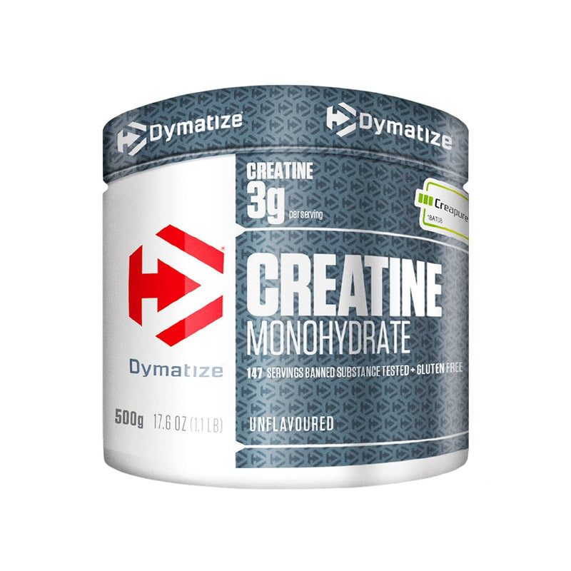 Dymatize Creatine Monohydrate Unflavoured Powder 500g - 100% Creapure Creatine - Amino acids - creatine 147 Servings