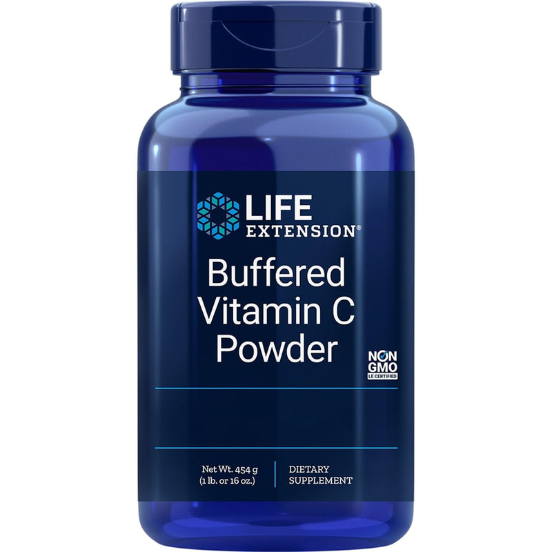 Life Extension, Buffered Vitamin C, High Dose, 454g Vegan Powder, Vegetarian, Gluten Free, SOYA Free, Non GMO