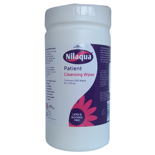 [Australia] - Careform Large Adult Patient Cleansing Wet Wipes - 200 Wipes in Handy Dispensing Canister - Rinse Free 