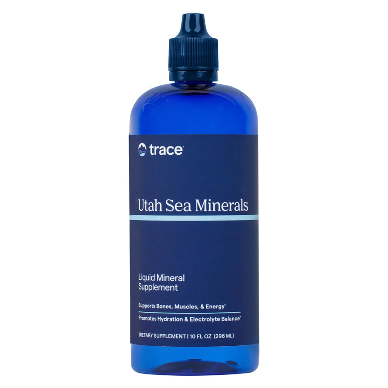 Trace Minerals Utah Sea Minerals 296ml 10oz, Naturally Occuring Minerals, Sport Electrolyte Replacement Drink, Salt Seasoning