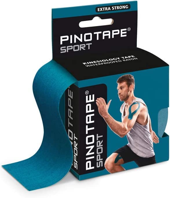 Pinotape Sport Kinesiology Tape 5 m x 5 cm Petrol Pack of 2