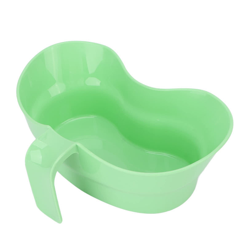 Yosoo Health Gear Vomit Bowls, Reusable Vomit Basin Cup Kidney Shaped Solid Plastic Emesis Basin for Elderly Bedridden Patient, Patient Vomit Cup Tray with Handle Thick Heat Resistance Plastic