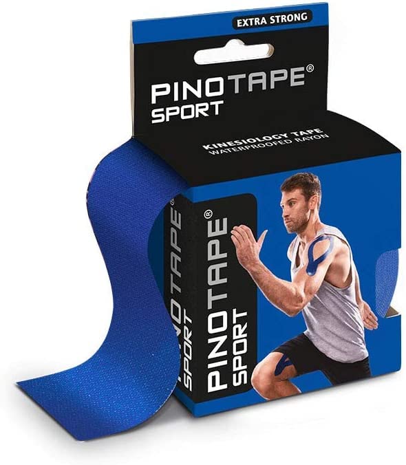 Pinotape Sports Kinesiology Tape 5 cm x 5 m Dark Blue Pack of 2