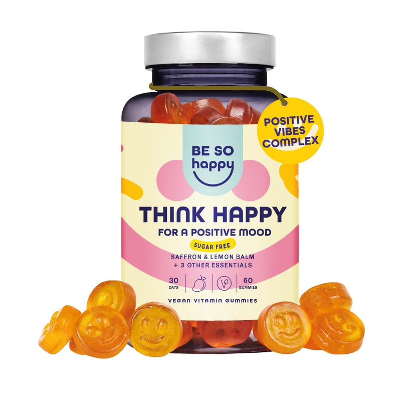 Gummies for Stress | with Saffron, Lemon Balm, Chamomile and Vitamin B6 | for a Positive Mood and Tranquility | 60 Gummies | Vegan, Gluten and Lactose Free