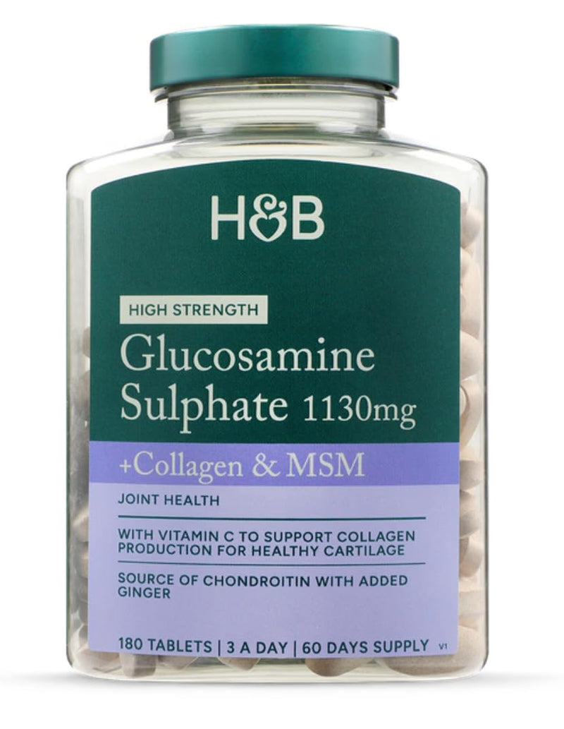 Holland & Barrett High Strength Glucosamine & Chondroitin Complex 180 Tablets