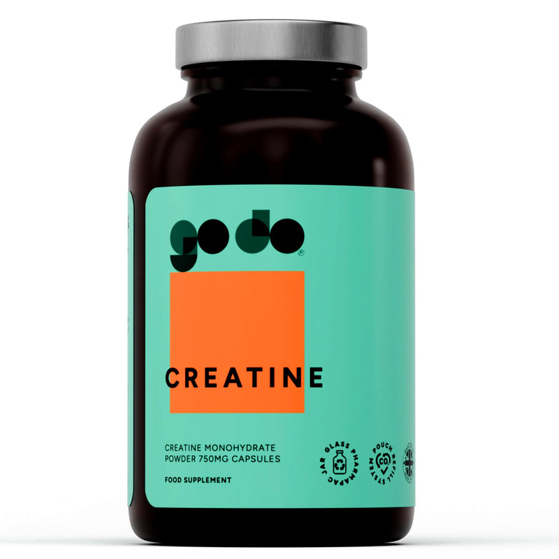 Godo Creatine Capsules for Women - Pure Creatine Monohydrate 3000mg Per Serving - Convenient Pills for Lean Muscle, Toning & Strength - 140 Vegan Capsules - 35 Day Supply - No Powder 140 count (Pack of 1)