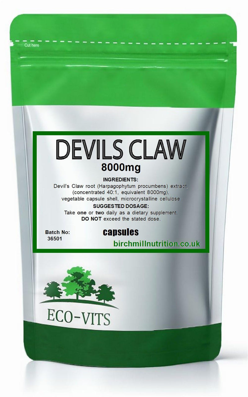 Devils Claw 8000mg 120 caps Anti INFLAMMATORY Pain Relief, Joint Health & Flexibility, Mobility & Comfort, Bones & Joints, Joint & Muscle Support