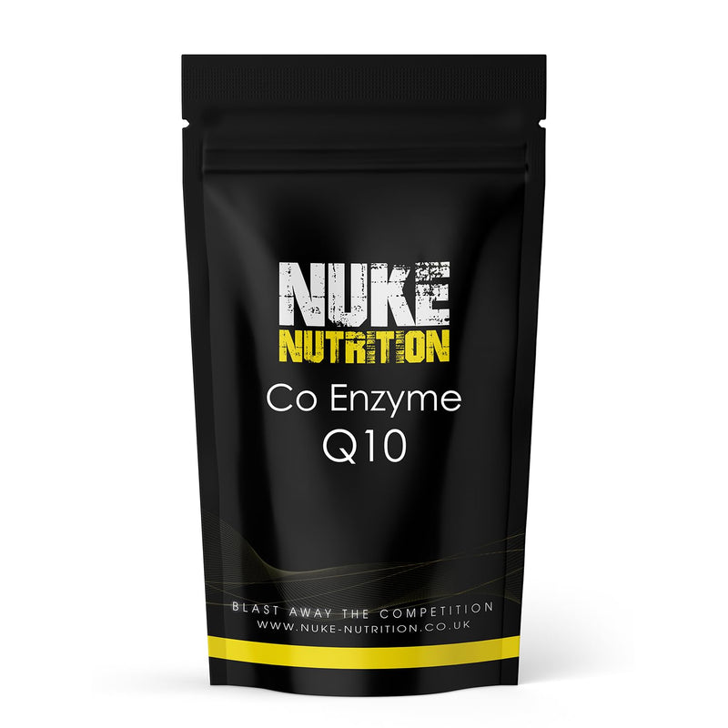 Nuke Nutrition COQ10 Supplement 100mg | 60 Co Enzyme CQ10 High Strength Capsules | Powerful Antioxidant for Heart and Cardiovascular Health | Co Enzyme Q 10 High Absorption | Vegetarian Friendly 1 count (Pack of 60)