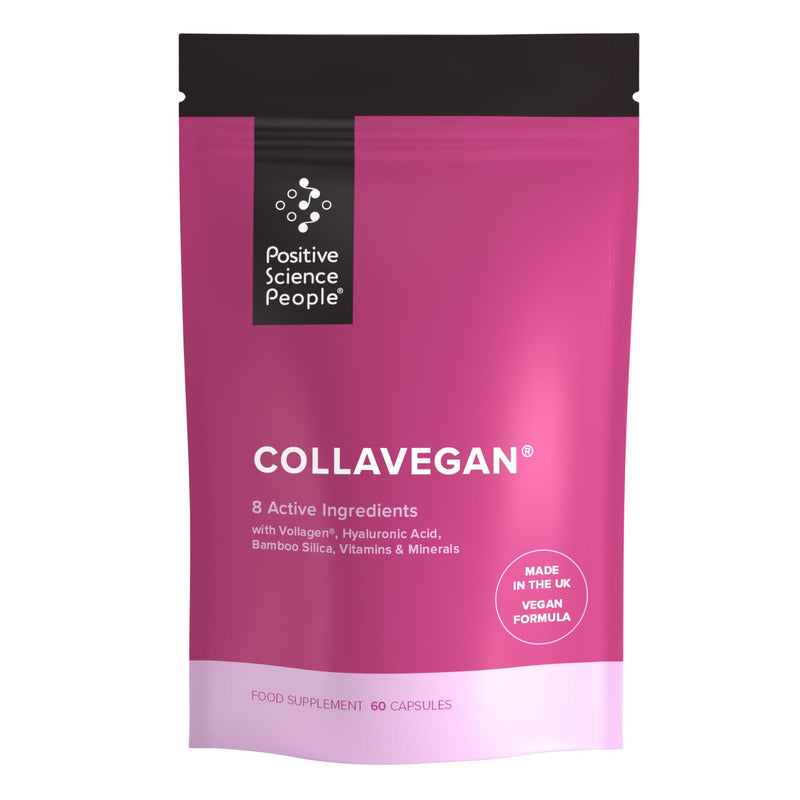 Marie Claire Skincare Awards Winner Vegan Collagen Complex for Men & Women - Supports Hair, Skin, Nails & Joints - Plant Collagen Capsules with 18 Amino Acids, Hyaluronic Acid & Biotin - 30 Day Supply