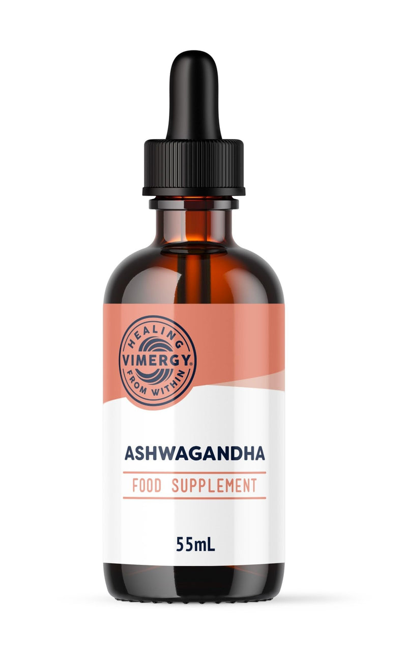 Vimergy USDA Organic Ashwagandha Liquid Extract, Trial Size - 30 Servings - Stress Supplement Drops - Adaptogen - Supports Cognitive Function - Sleep Support - Alcohol-Free, Non-GMO, Vegan (60 ml) 60 ml (Pack of 1)