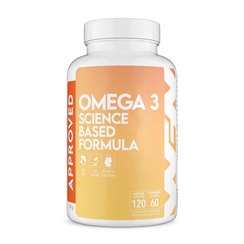 WFN Approved Omega 3 Capsules High Dose - 2000mg Fish Oil - Omega 3 Triglycerides - 1500mg EPA & DHA - Produced & Laboratory Tested in Germany 120 count (Pack of 1)