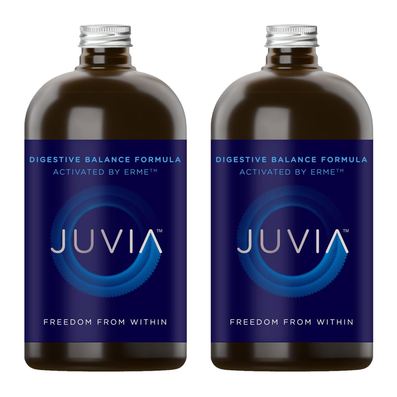 JUVIA Digestive Enzyme Supplement - Aids Gut Health, Over 15 Digestive Enzymes and B12 to Aid Digestive Health Immunity Metabolism, Energy, Bloating Relief, 60 Servings 30 Day Supply, x2 450g Bottles 450 ml (Pack of 2)