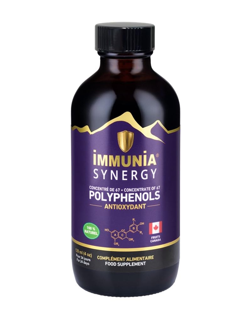 Synergy. Elderberry Supplement for Immune System Support - Powerful Natural Antioxidant. POLYPHENOLS Concentrate. Elderberries from Canada (1-Pack) 1 count (Pack of 1)