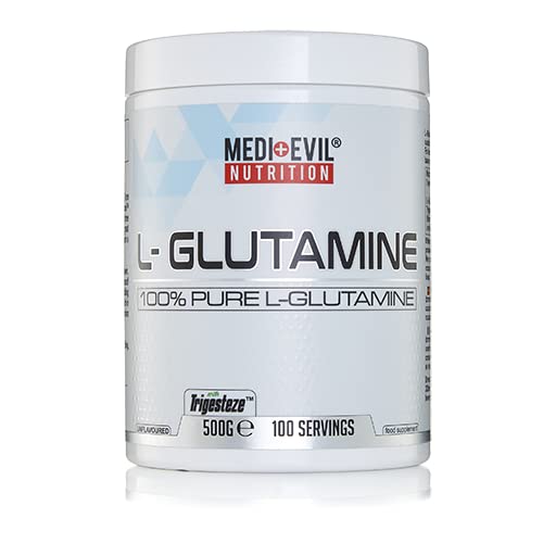 Medi-Evil Nutrition L Glutamine Powder, 500g, Digestive and Immune Support