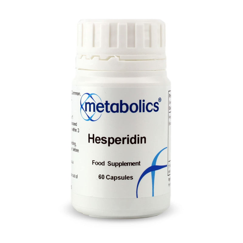 Hesperidin 150 mg – 60 Vegan Capsules | Citrus Flavonoid with Bromelain | Supports Circulation, Micro‑Circulation & Respiratory Comfort | Additive‑Free | UK Made | Metabolics