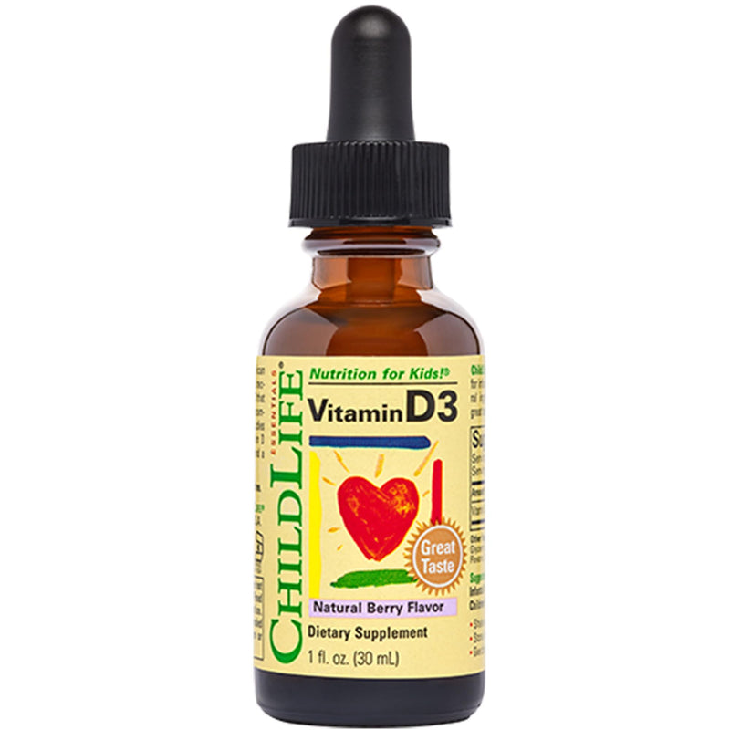 ChildLife Essentials, Liquid Vitamin D3, Vitamin D3 Drops for Children, 30ml, Gluten Free, Soy Free, GMO Free